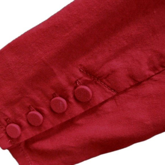 Eileen Fisher Italian Linen Blend Peplum Jacket | XS - Picture 10 of 11